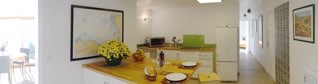 Panoramic view of the kitchen